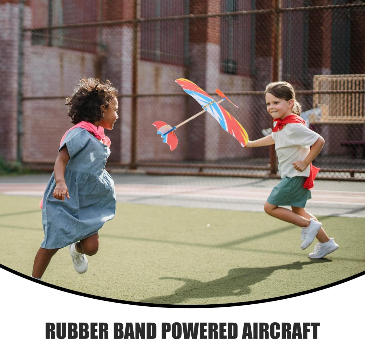 DIY Creative Aircraft Model Bird Design Rubber Band Powered Airplane Educational Toy Lightweight Foam Glider for Kids Outdoor Play