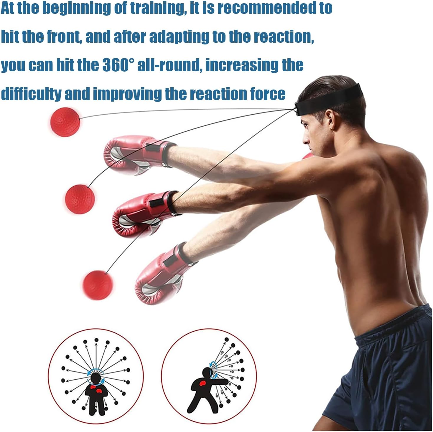 Set Bola Refleks Tinju Bola Dewasa Latihan Tinju Malaysia Ubuy