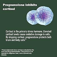 Vista 6 de LifeLink Pregnenolone 30 mg x 150 cápsulas Apoyo al sistema inmunológico, antienvejecimiento, memoria, cognición Sin gluten y sin OMG