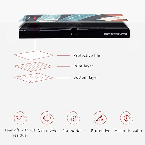 Miniatura 4 de oqpa Calcomanía de diseño de personajes de dibujos animados Kawaii para Nintendo Switch, divertida, divertida, a la moda, genial, para niños, niñas,