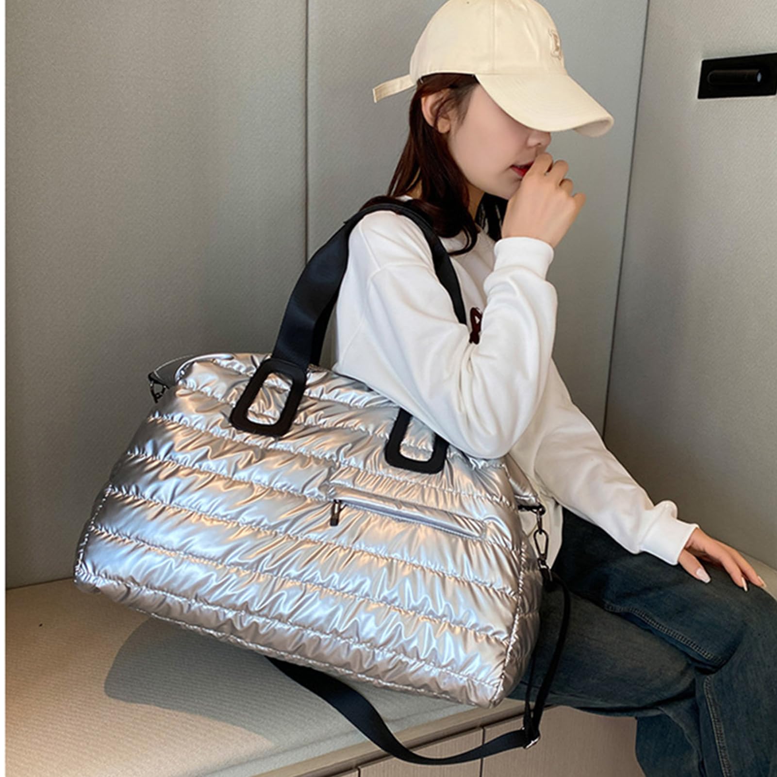 Damska torba na siłownię Plecak z mokrą komorą