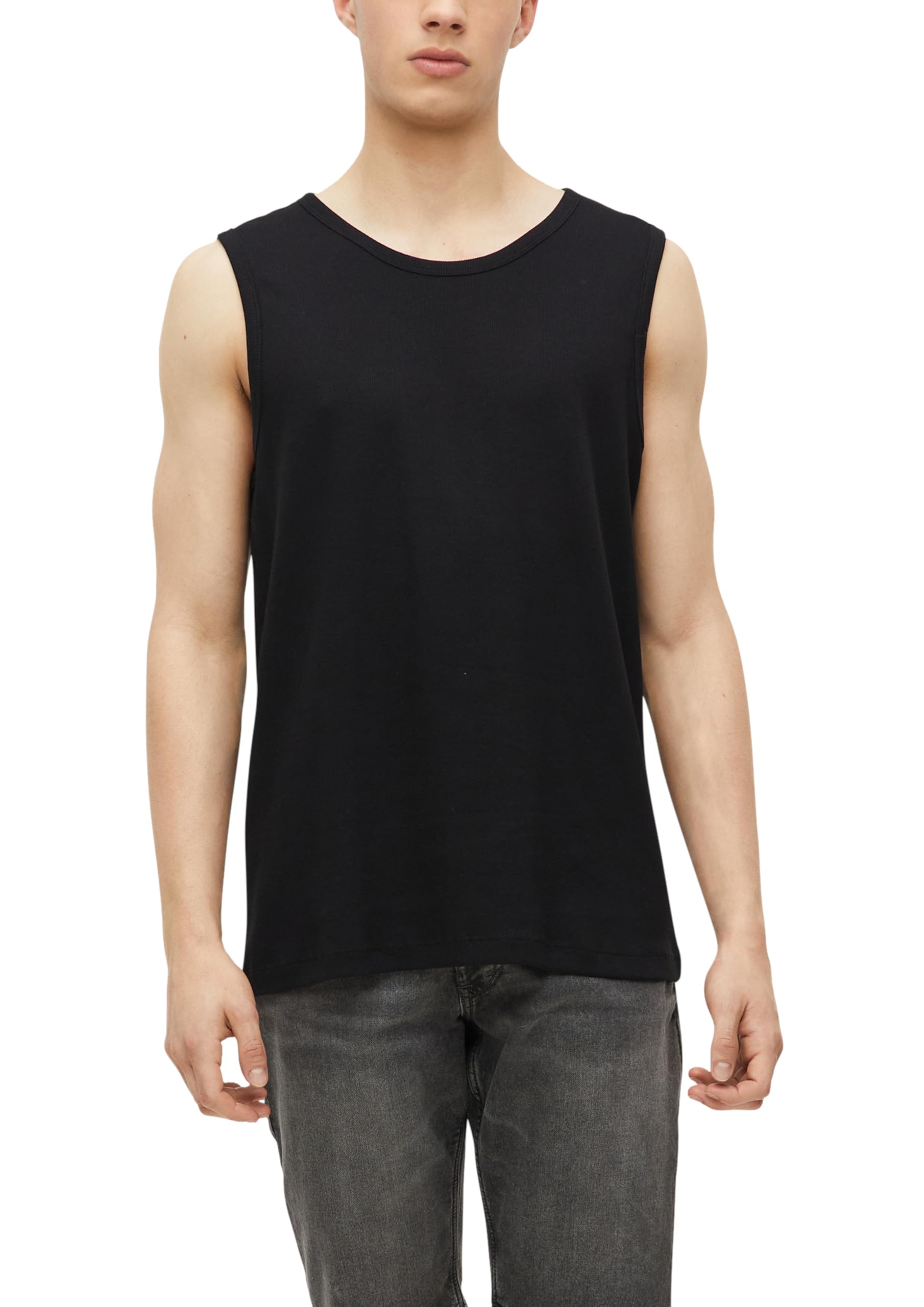 s.Oliver Men's 2178928 Top (Pack of 1), Black, M