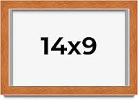 Vista 33 de Marco marrón de 18 x 24 pulgadas, marco de madera maciza de nuez de miel, ancho de moldeo de 0.875 pulgadas, profundidad de rabo de 0.875 pulgadas