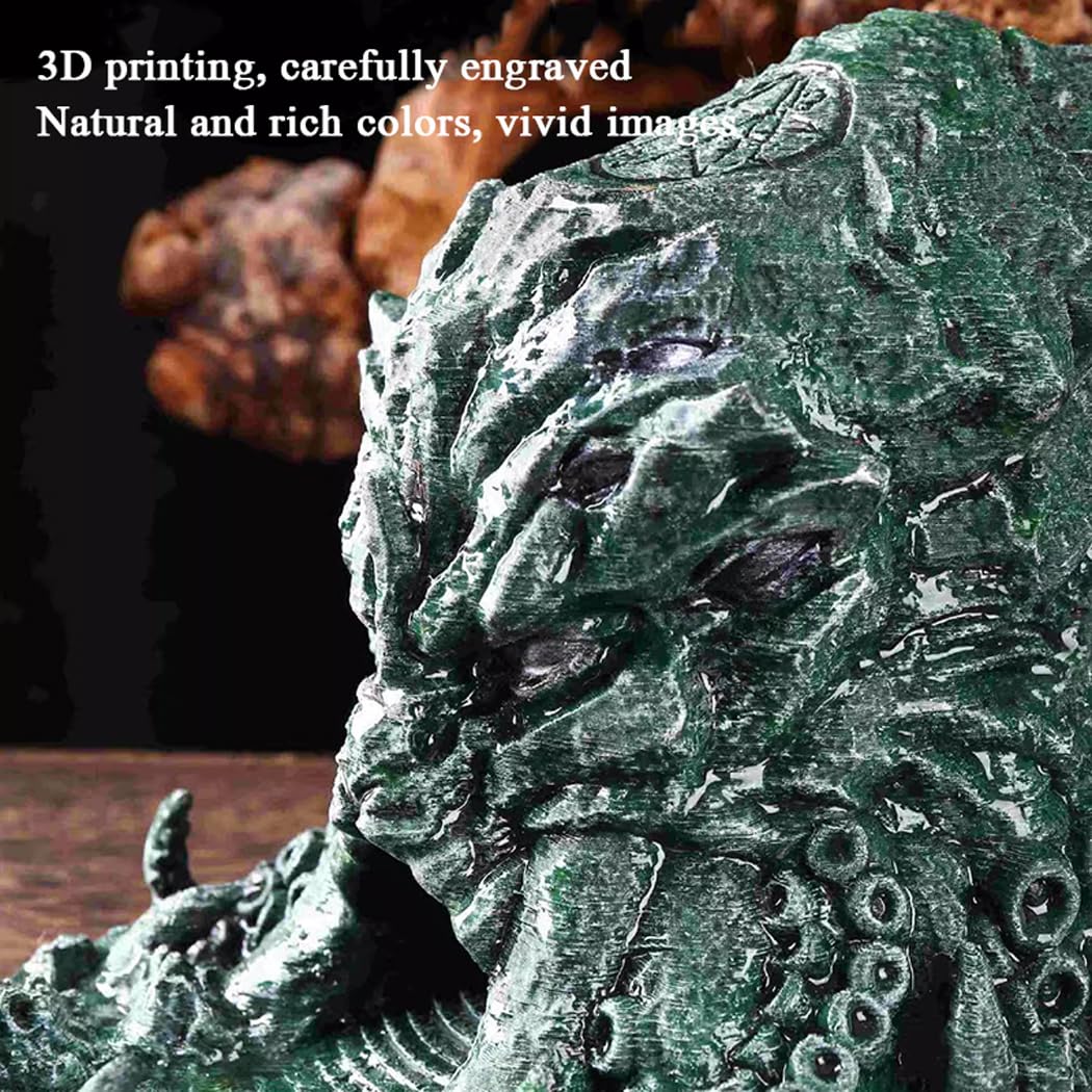 Wieża do kości z tacą, statua Cthulhu wieża do rzucania kostkami do gier stołowych, TRPG, gier Dungeons and Dragons, kreatywny prezent