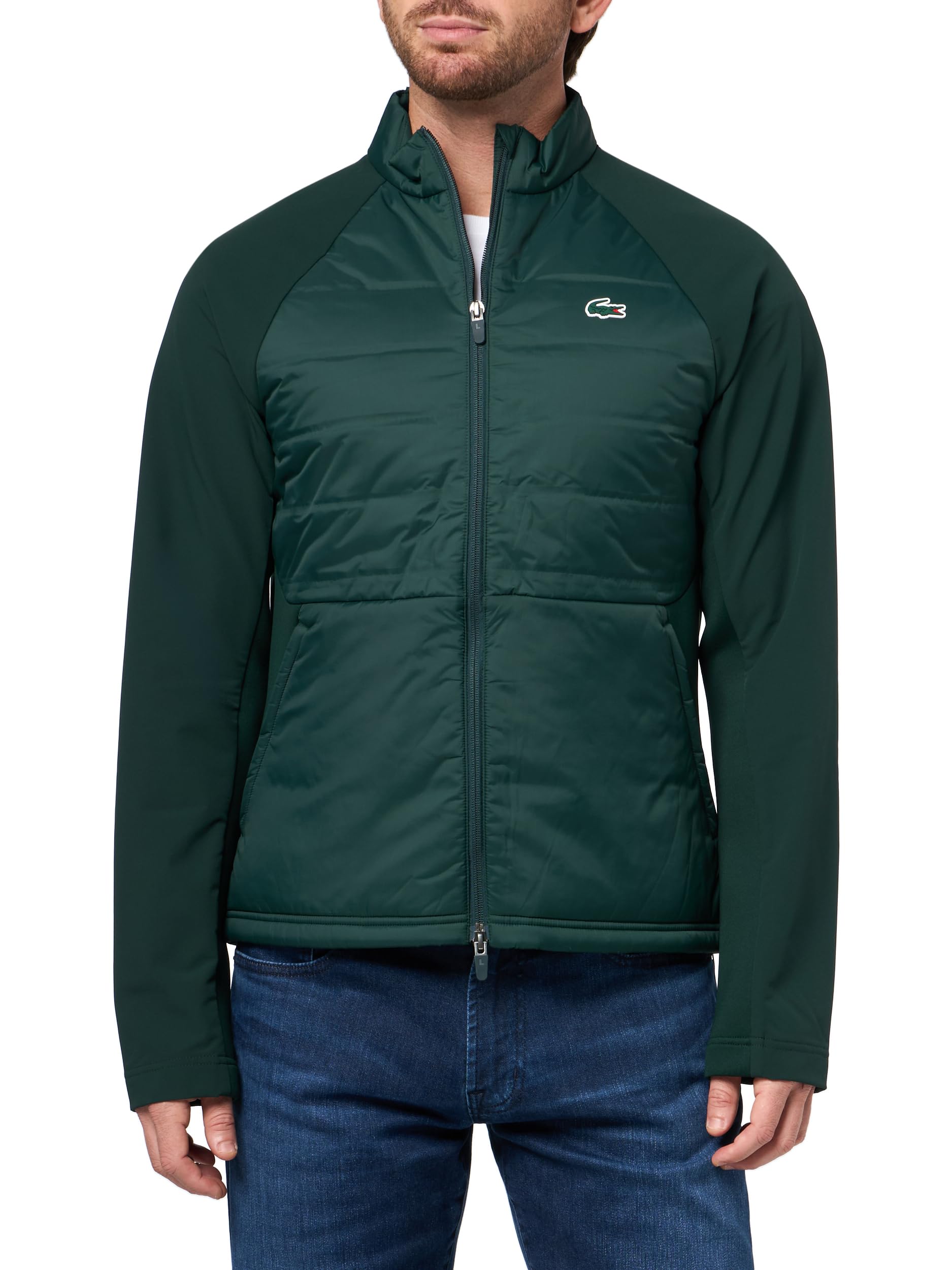 

                                                    Lacoste Men's Sport High Neck Quilted Golf Jacket,
