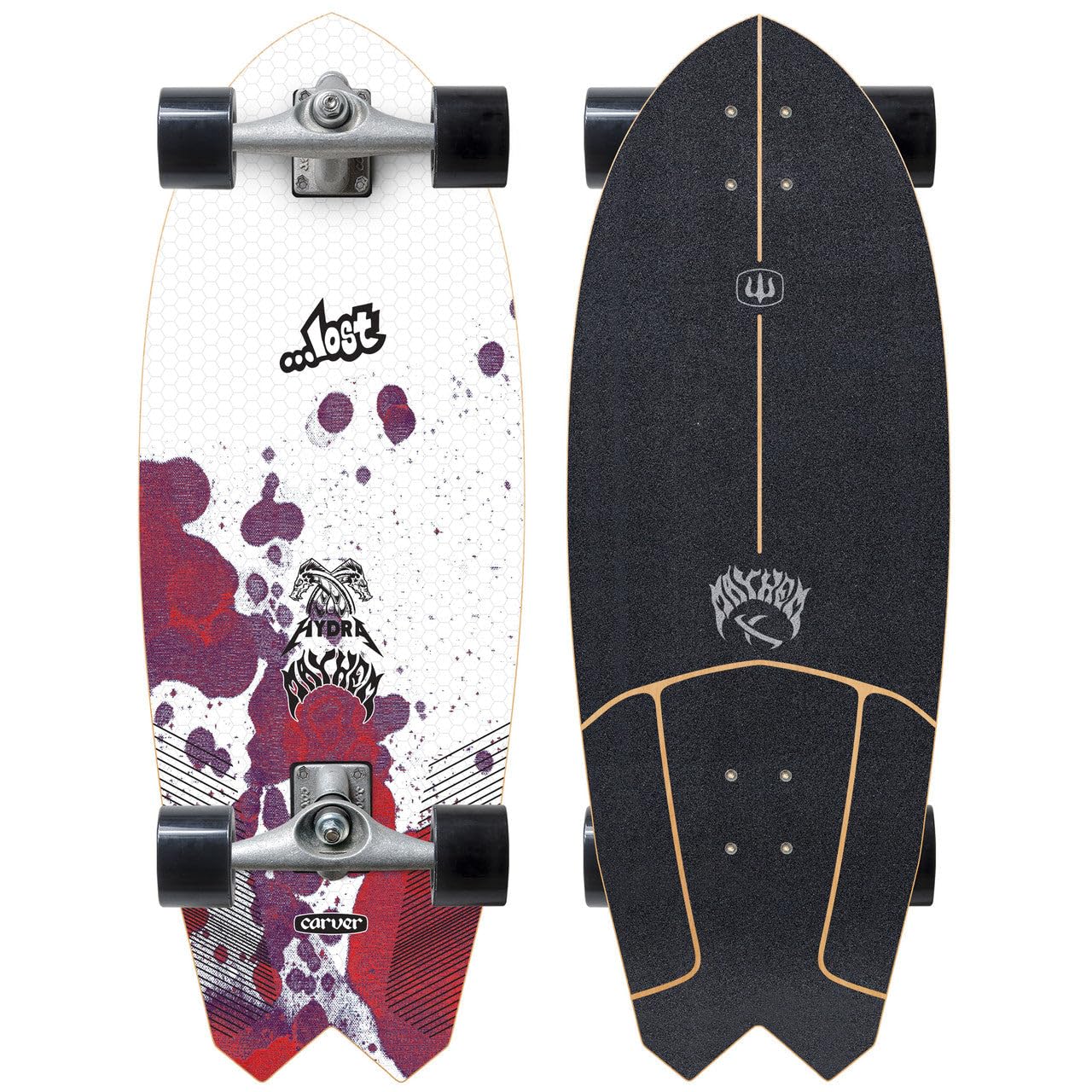 Surfskate COMPLETO – Lost Hydra C7 29 – Carver