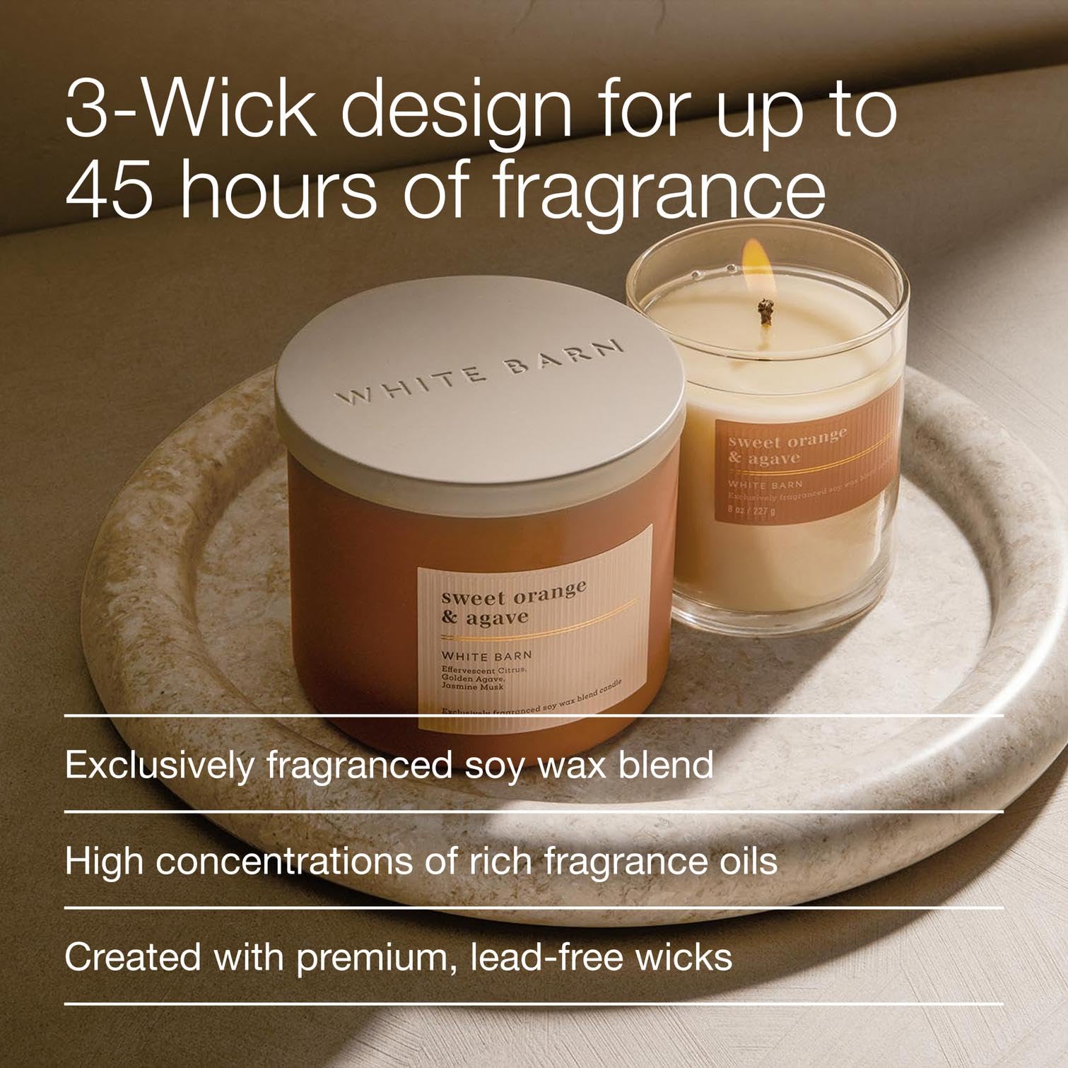Amazon.com: Bath & Body Works 3-Wick Candle, Sweet Orange & Agave