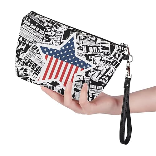 Miniatura 10 de AFPANQZ Bolsas de maquillaje de viaje personalizadas para mujeres y niñas, bolsa de almacenamiento de artículos de tocador, bolso al aire libre,