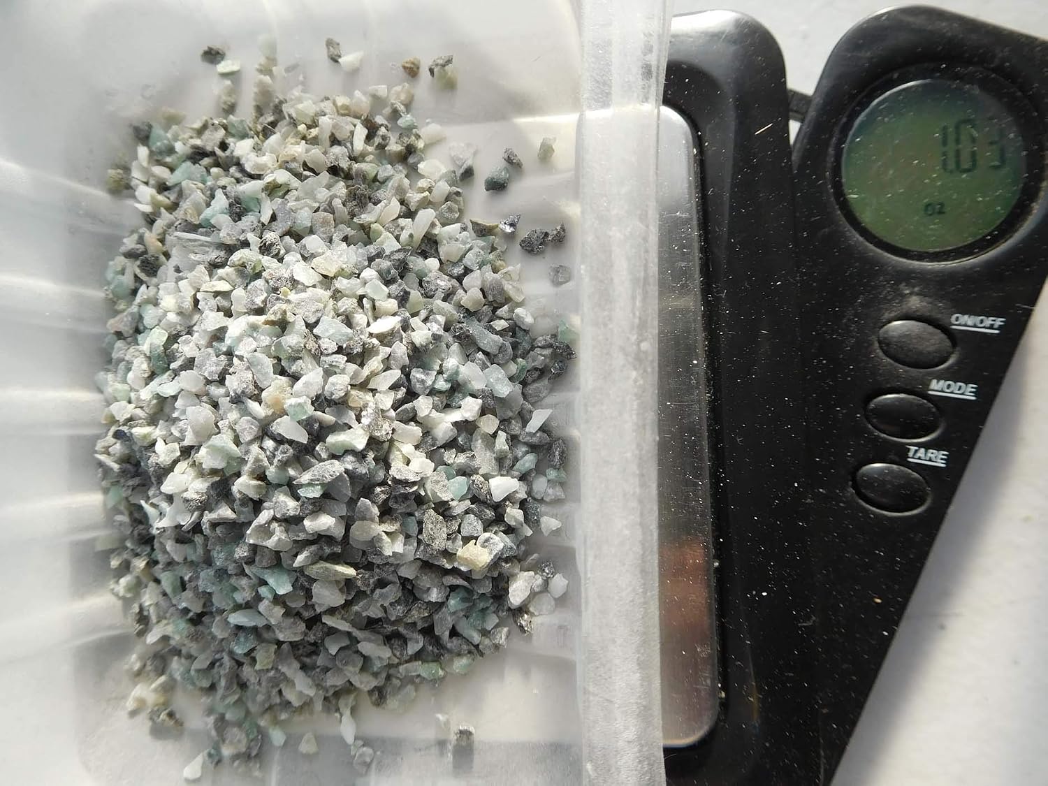 Emerald - Just Above 2mm no Powder - 100% Emerald Life+Love! Love Good Fortune! ja2(1 Pound)