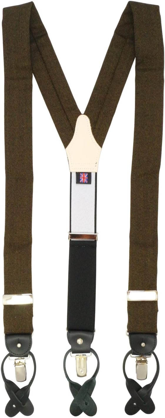 ALBERT THURSTON アルバートサーストン サスペンダー ブラウン
