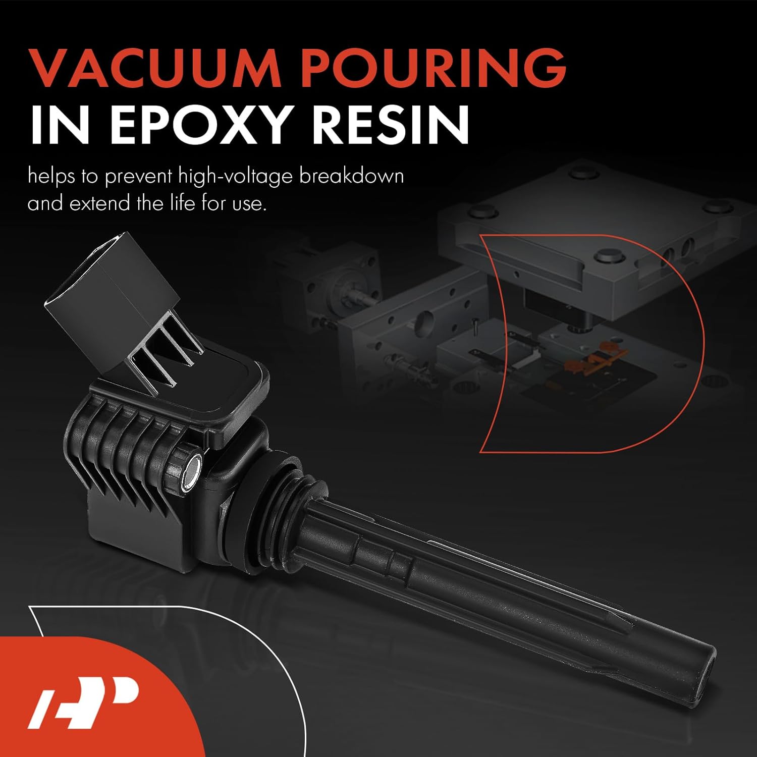 A-Premium Ignition Coil Pack Compatible with Audi A3 A4 A5 A6 A8 TT(Quattro) Q3 Q5 Q7 Q8 RS3 RS5 S3 S5 S7 Volkswagen Golf Jetta Passat 1.8L 2.0L 4-PC Set