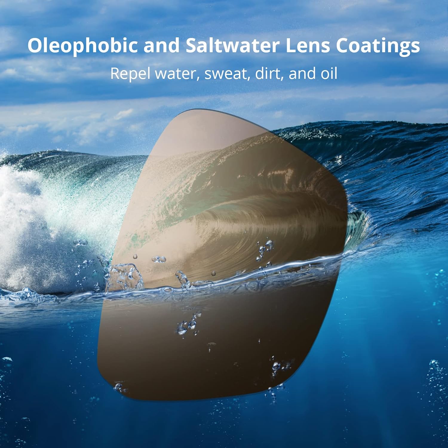 KastKing FlatRock Polarized Sport Sunglasses for Men and Women, Ideal for Driving Fishing Cycling Running, UV Protection - Image 2