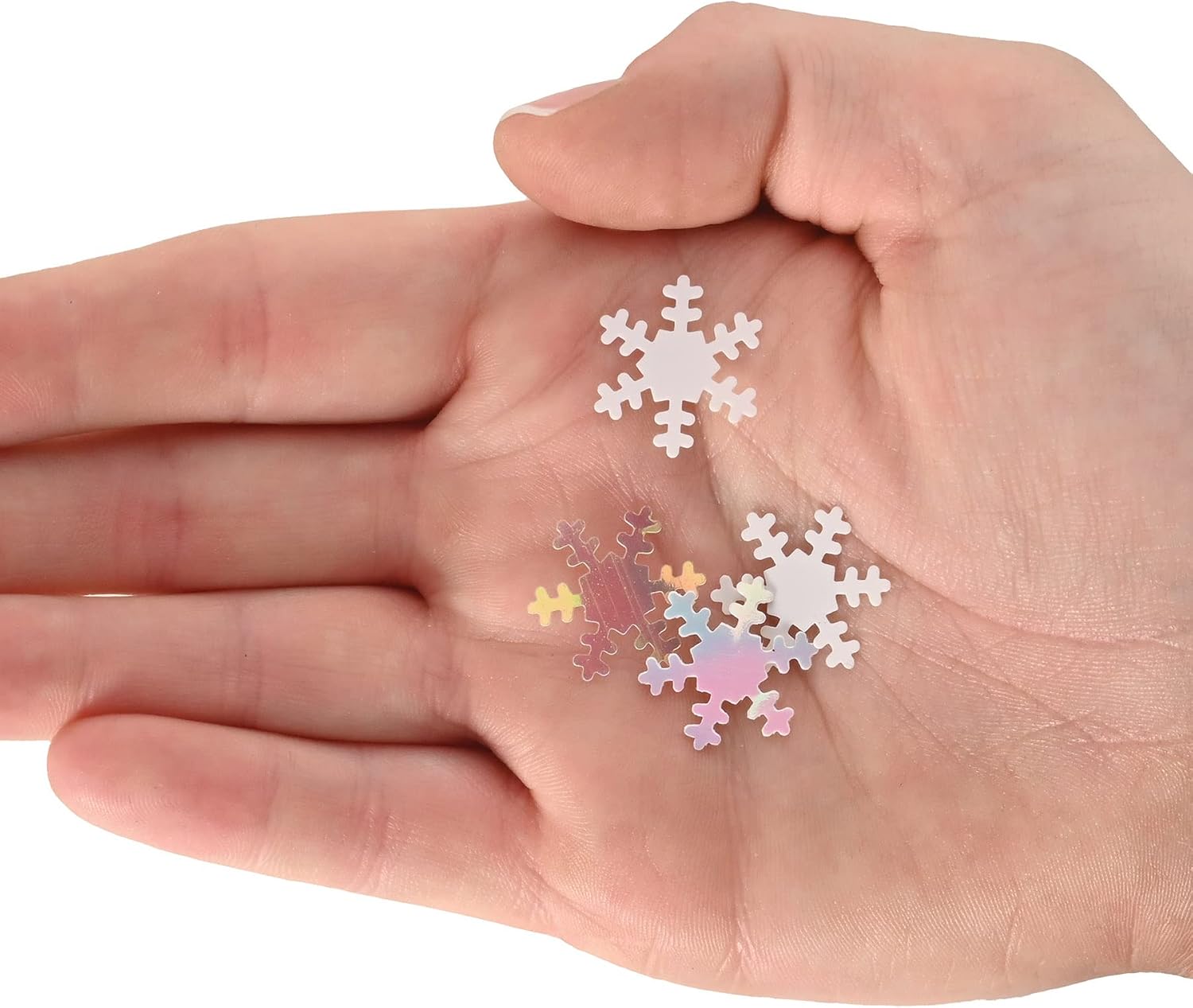 Beistle Iridescent Snowflakes Confetti, 1 piece