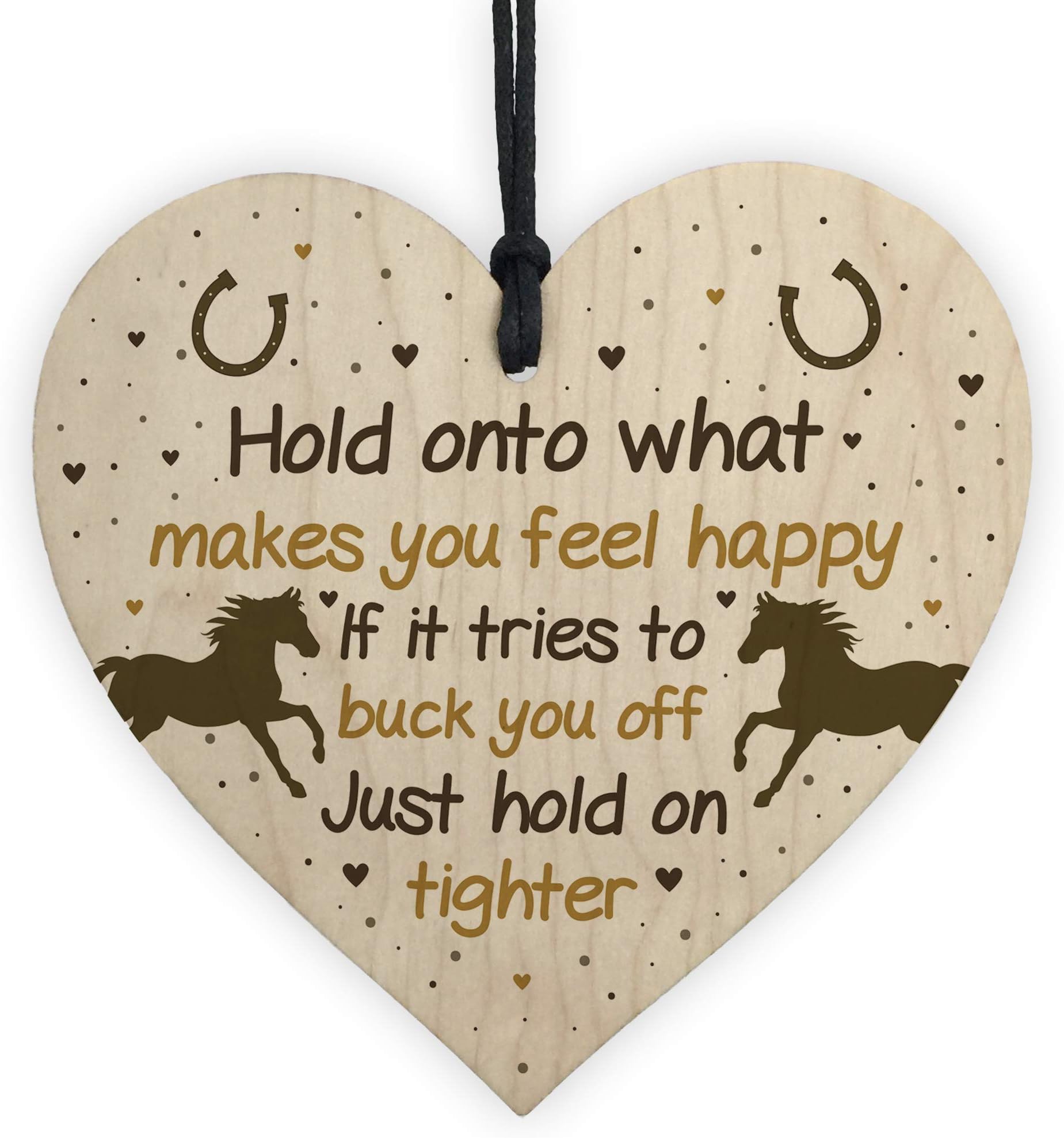 Red Ocean Funny Horse Lover Gift Horse Gifts For Women Horse Gifts Wooden Heart Horse Accessories