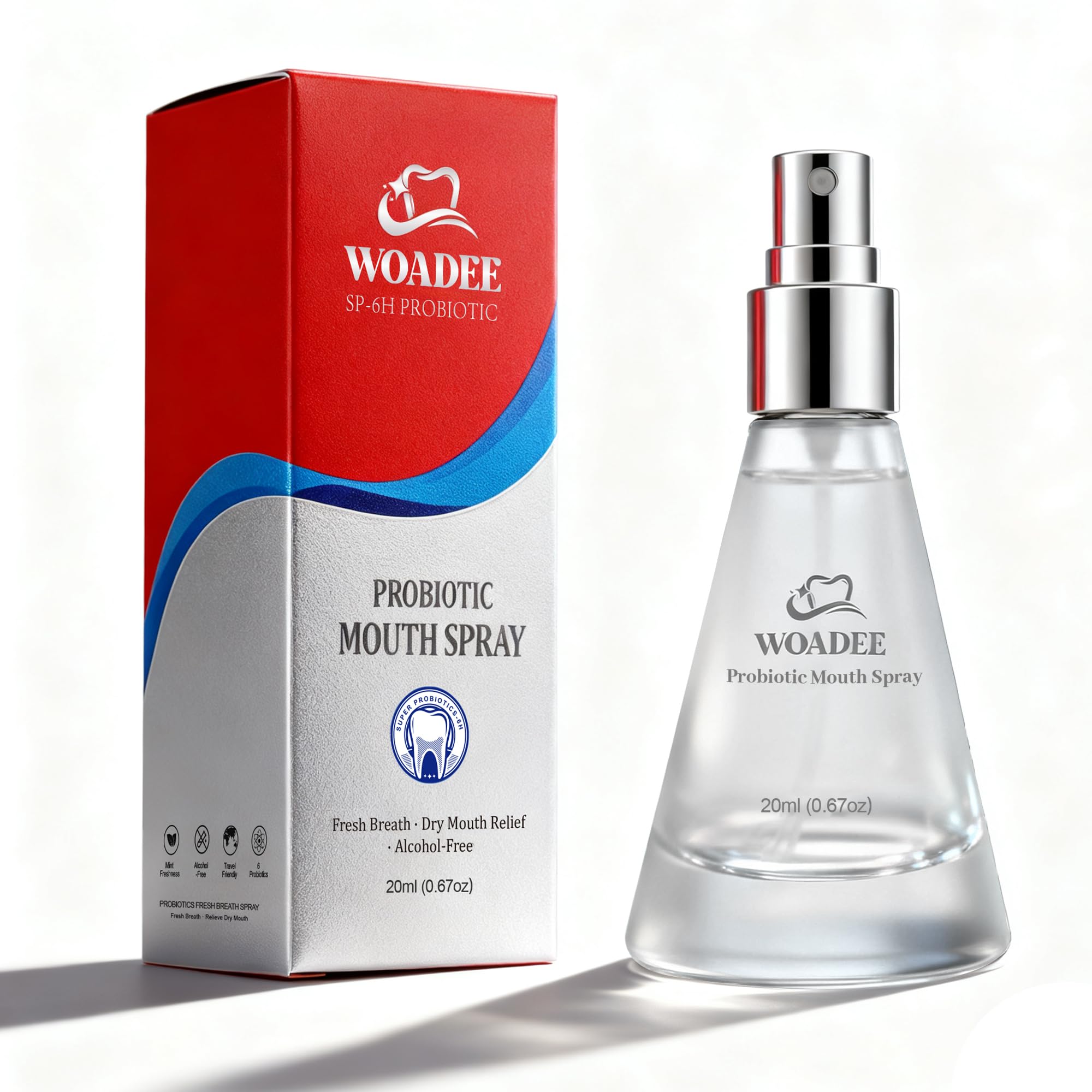 Breath Spray for Fresh Breath Probiotic Oral Spray for Dry Mouth Relief and Everyday Freshness Mint Mouth Spray