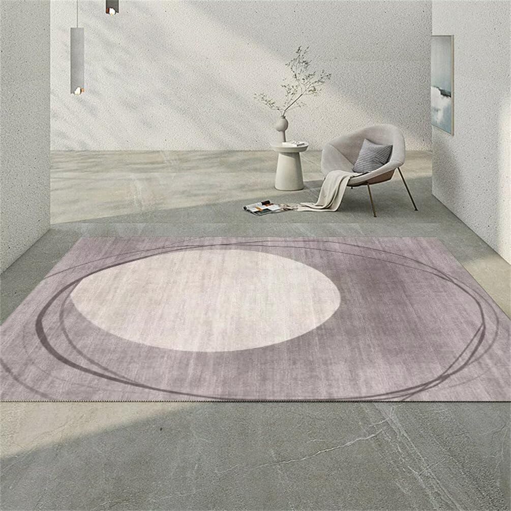 Tapis d'extérieur terrasse lavable pour une décoration de salon moderne en gris