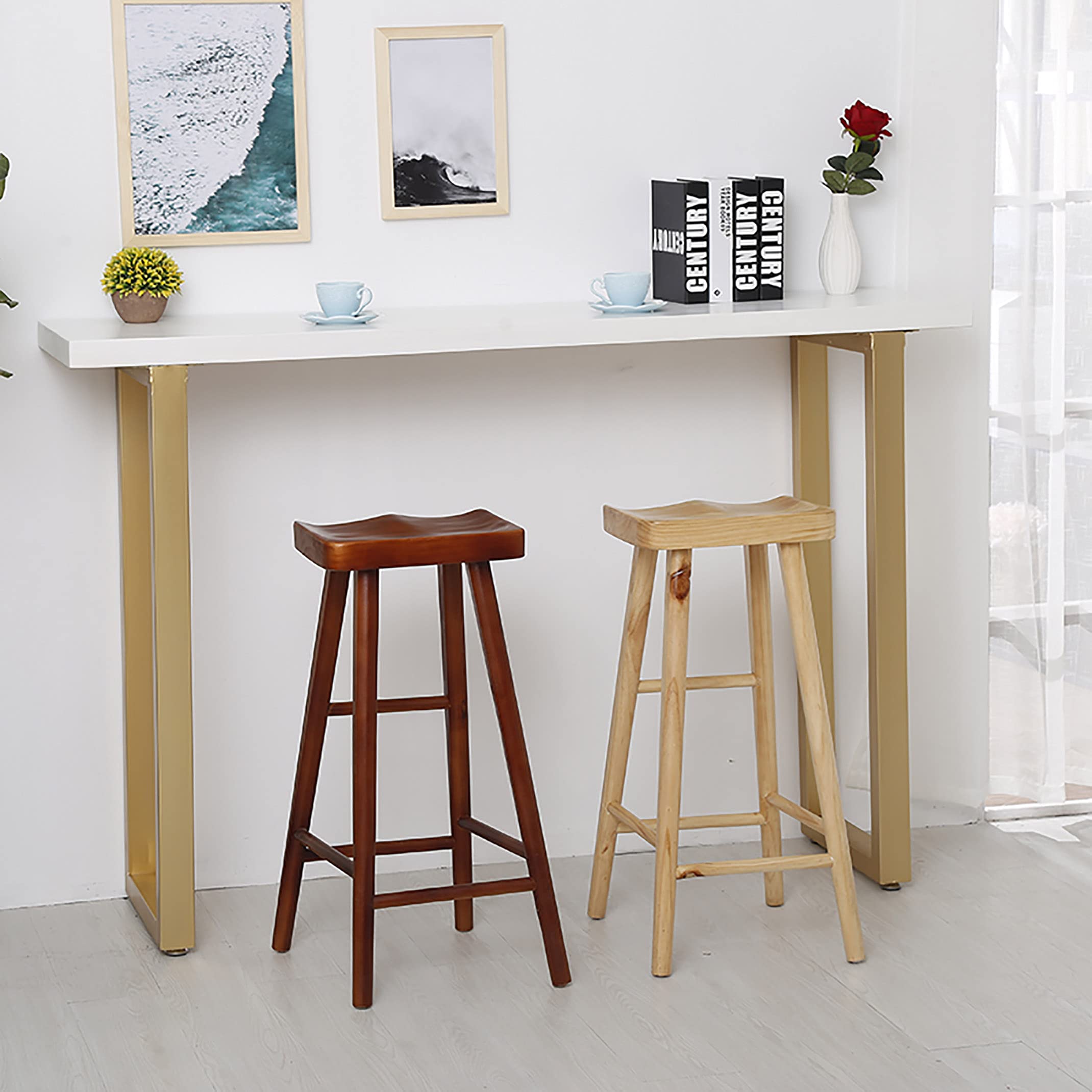 Amazon.com: URINGO Retro Chair Wooden Chair Simple Dining Chair