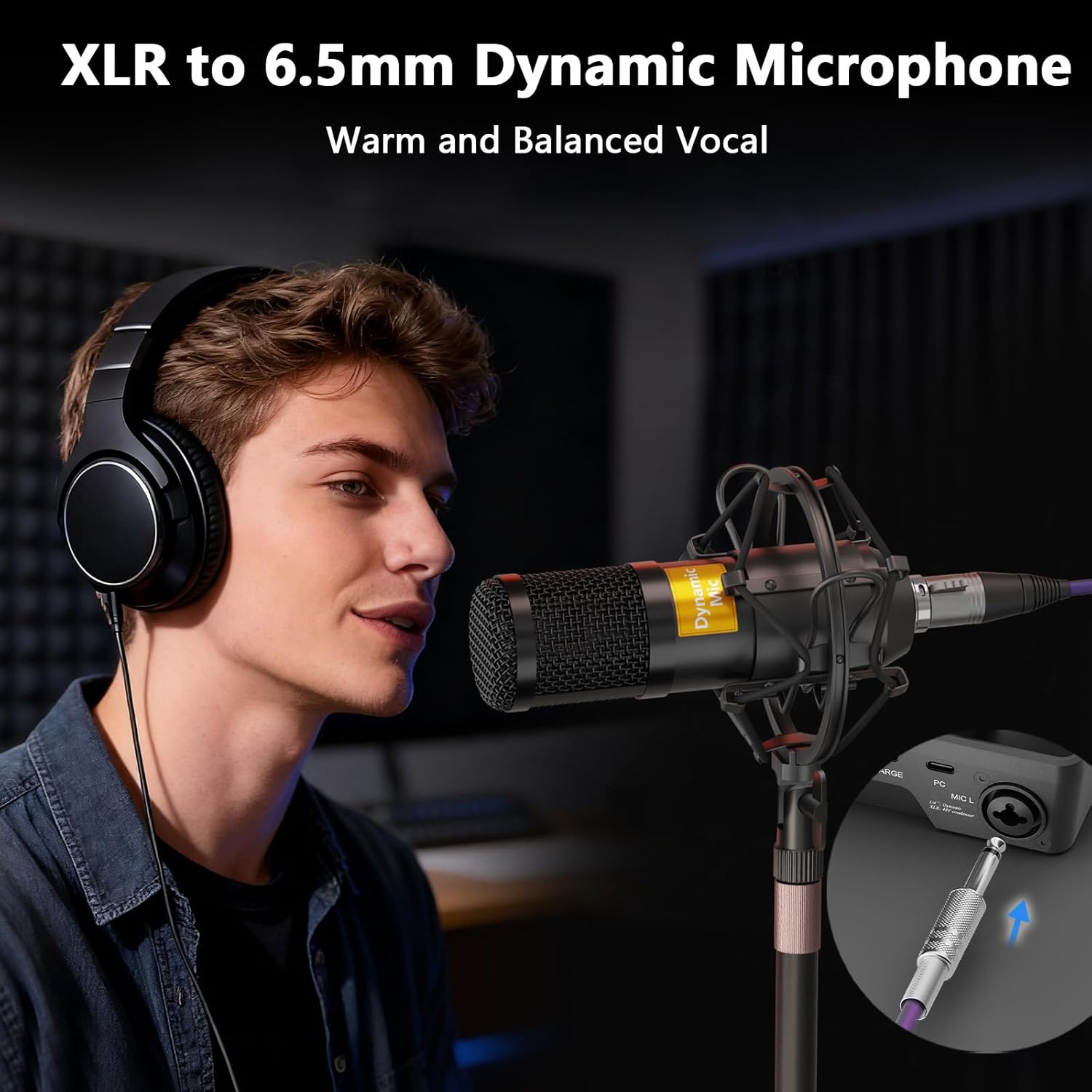 Podcast Equipment Bundle for 2, Audio Mixer with 8GB Memory Card and Dynamic Mics,RGB,Built-in Recorder, Customize Button, Stereo for Vocal Recording Podcasting,Streaming Camera, PC, Phone.(RS2i2) - Image 3