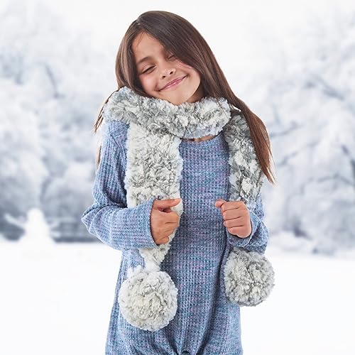 Miniatura 6 de Crafted By Catherine Ovillo de piel sintética para alta costura, paquete de 2 (54 yardas cada madeja), color verde claro, calibre 6 súper voluminoso