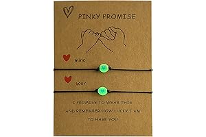 Pinky Promise Distance Bracelets: A Luminous Symbol of Enduring Bonds