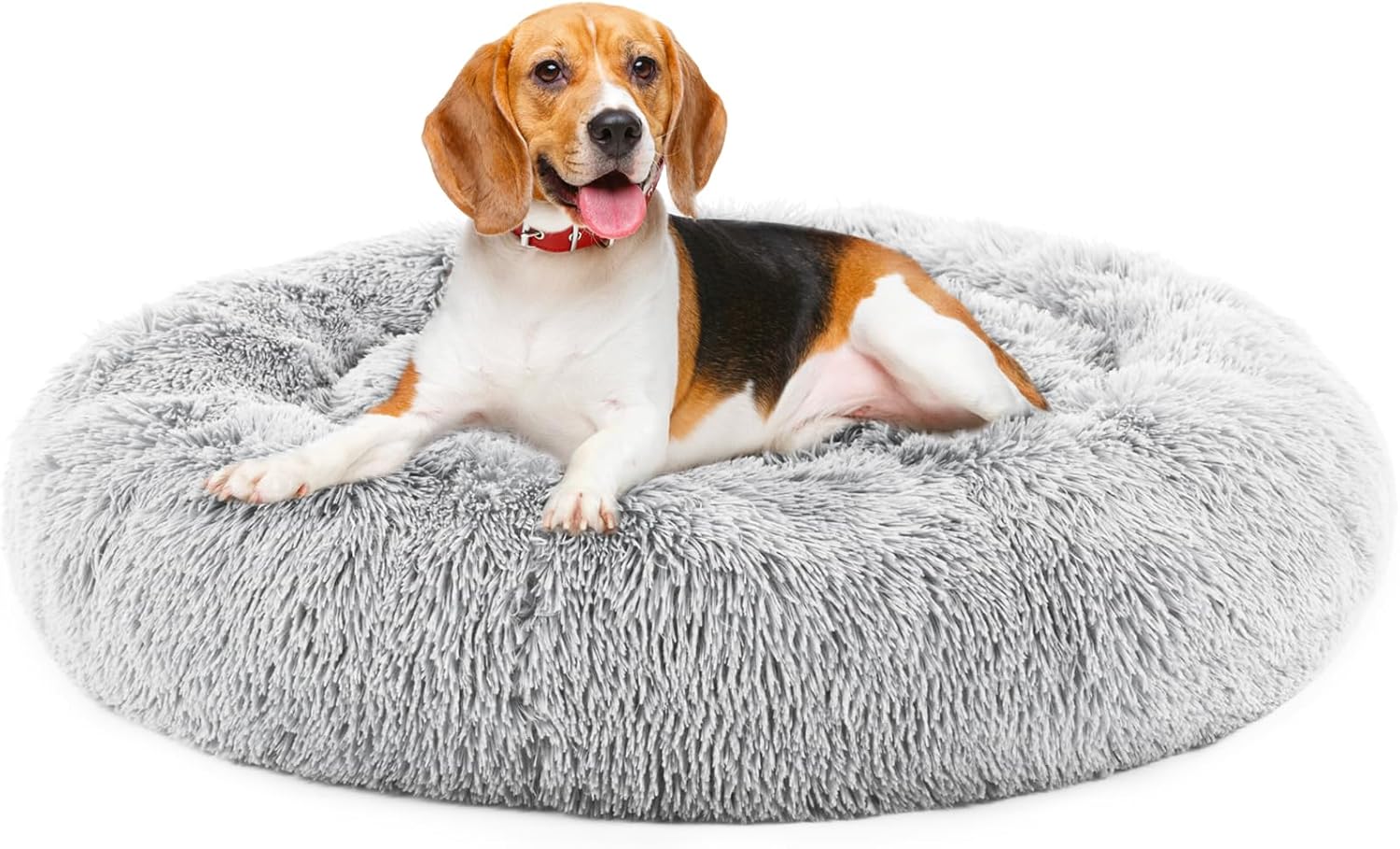 JHK Circular Comfortable Dog Bed, Equipped with Soothing