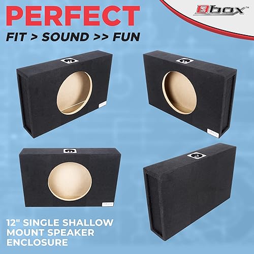Miniatura 41 de Atrend Bbox - Subwoofer de 12 pulgadas con ventilación individual, cajas y carcasas de subwoofer para automóvil sintonizadas con audio profesional