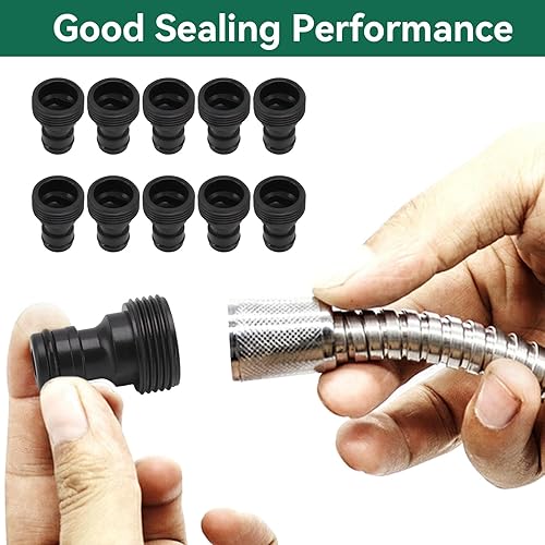 Miniatura 6 de Manguera de jardín de conexión rápida, conectores de manguera de agua, conexión rápida, 10 unidades, conector de grifo, manguera de jardín de