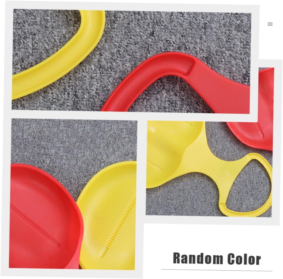 KICHOUSE 3pcs Winter Slide Board for Boys and Girls Boys and Girls Skiing Board Easy Clean Lightweight Design