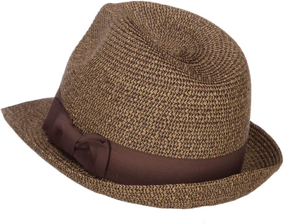 Men's Paper Braid Band Fedora