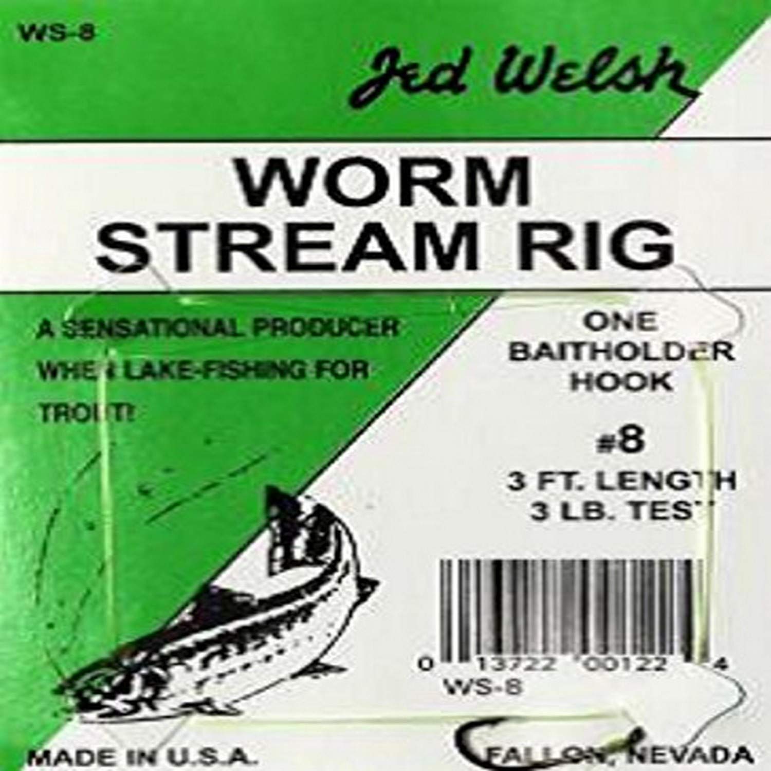 Worm Stream Rig Hook