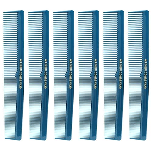 Allegro Combs 420 peines de corte para peluqueros, peinetas, peine para barba, bigote, para hombres, mujeres y niños pequeños, para trenzar el