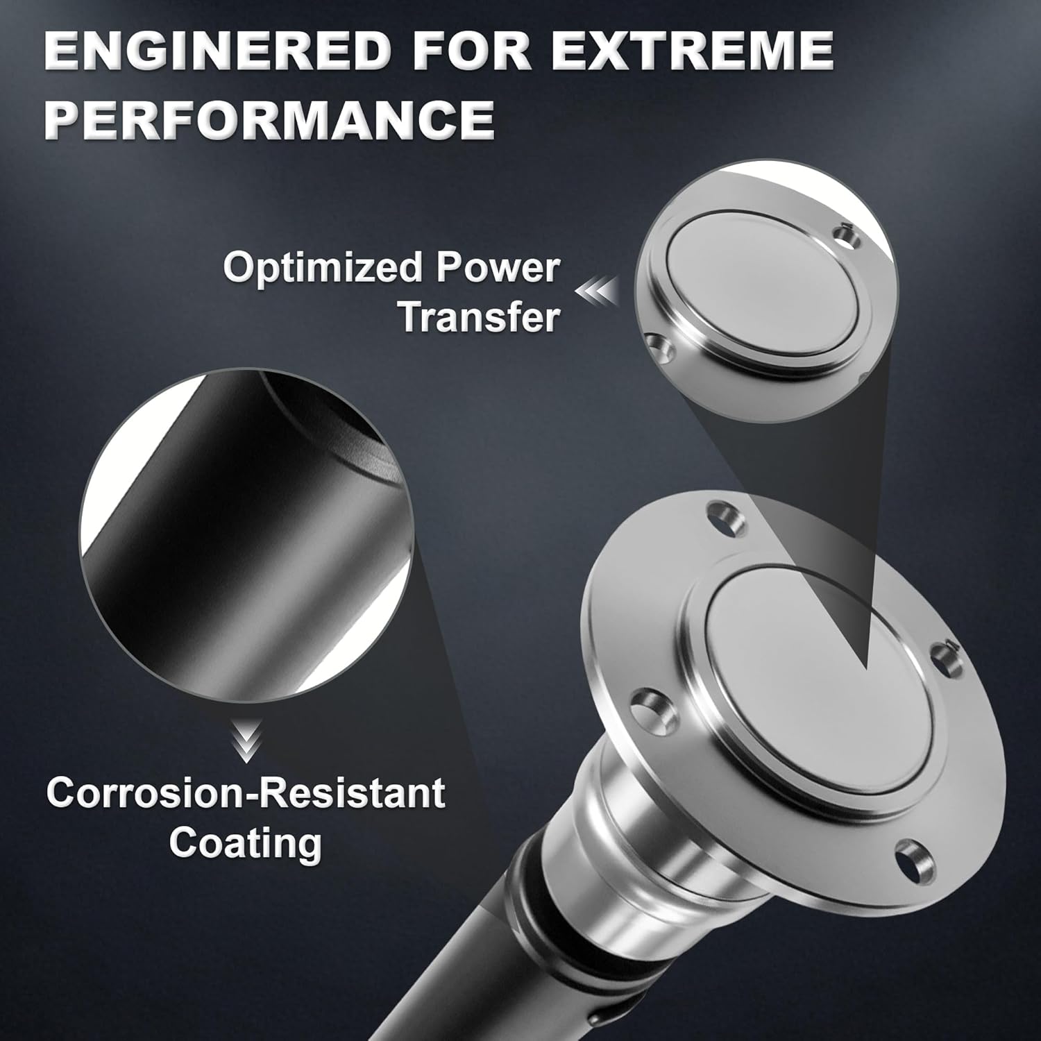 80.9" Rear Steel Driveshaft Assembly Drive Shaft Prop Shaft Compatible with 2007 2008 2009 2010 2011 2012 2013 2014 Ford Edge For 2007-2015 Lincoln MKX,AWD 2.0L 3.5L 3.7L,Replace#652027