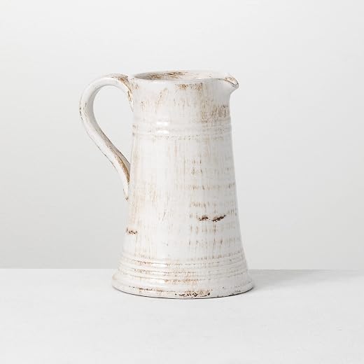 Antique White Urn Vase
