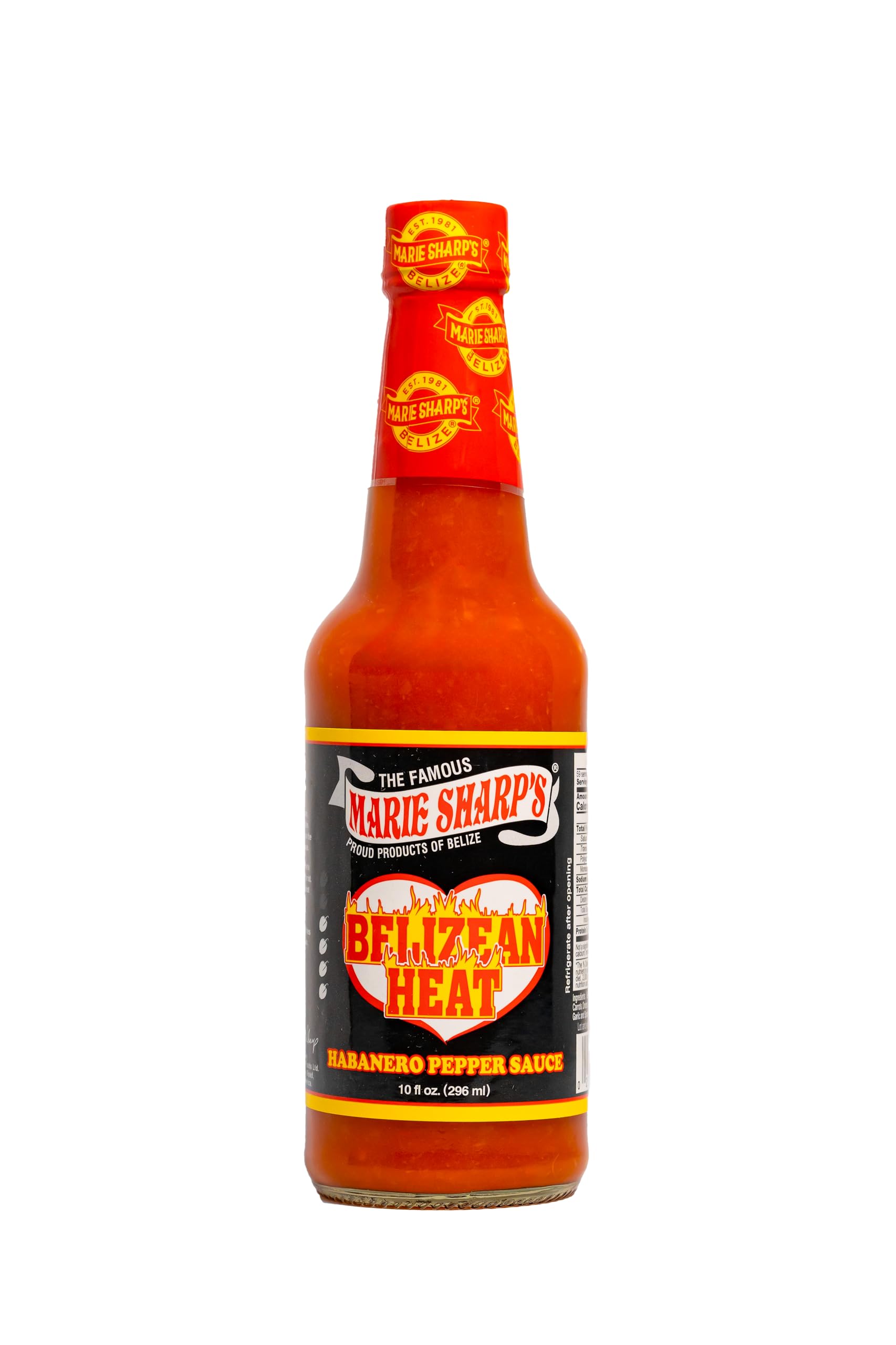 Amazon.com : Marie Sharp's Belizean Heat Habanero Pepper Sauce, 10