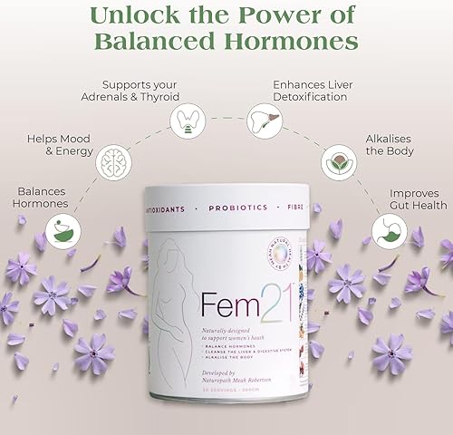 Miniatura 3 de Polvo alcalinizante para mujer con 21 hierbas naturales, apoya el equilibrio hormonal y el estado de ánimo, la limpieza del hígado y digestiva,