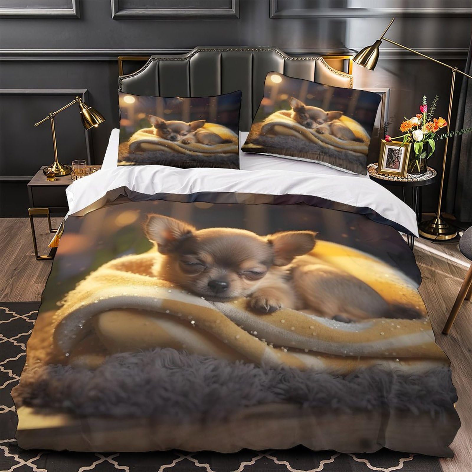 Housse de couette pingouin 3D pour transformer la chambre des enfants en hiver