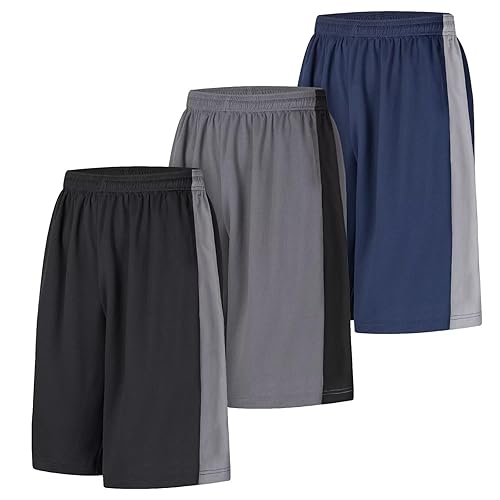 Men's Long Athletic Shorts Basketball Gym Quick Dry Camo Shorts