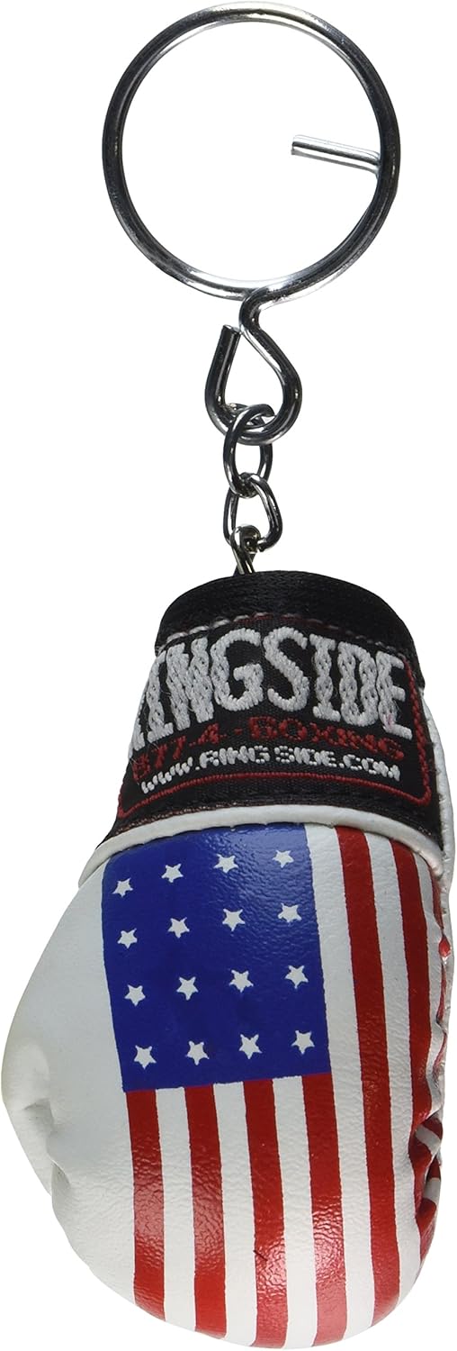 Ringside mens keyring, White, mini US : Clothing, Shoes & Jewelry