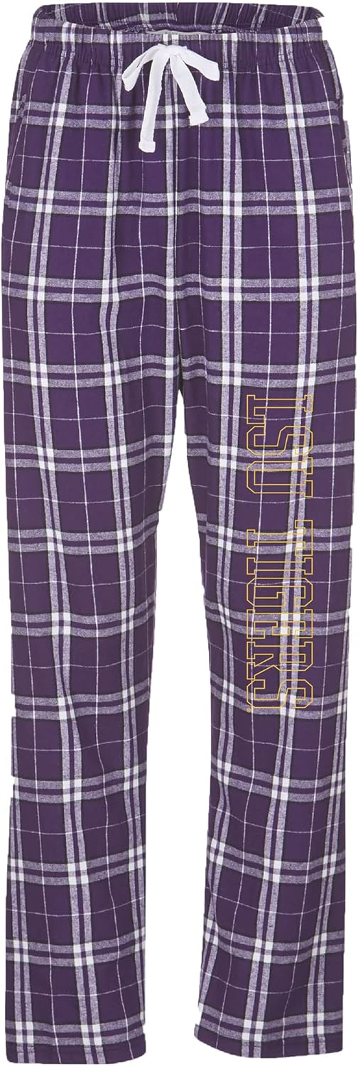 Boxercraft NCAA Womens NCAA Women's Haley Flannel Pant, Officially Licensed Pajama Pants with School Graphic