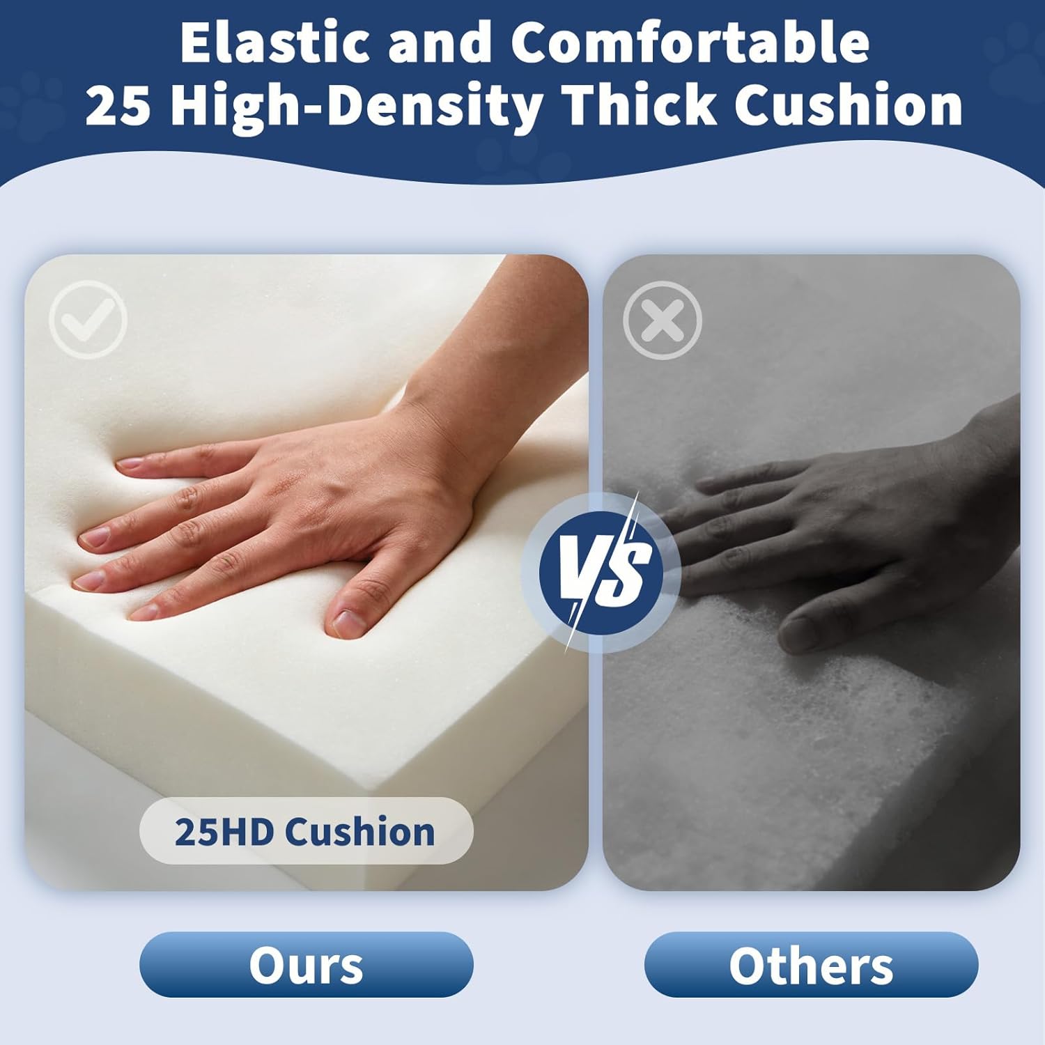 Garvee Extra Large Dog Car Booster Seat with Safety Belt, 3-Side Pet Travel Bed for 2 Medium Dogs, Waterproof & Non-Slip, Foldable Car Seat Cover for Truck SUV Sedan