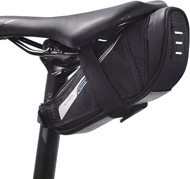 Roswheel Race Series 131432 Ultralight Bike Saddle Bag Bicycle Under Seat Pouch Cycling Wedge Pack for Road Bike, 0.4 Liter Capacity