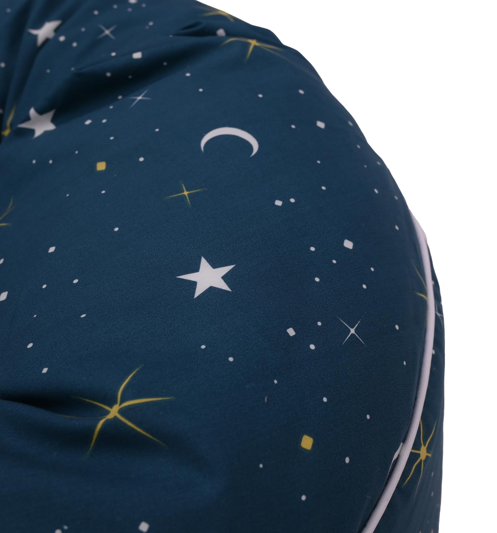 Ready Steady Bed Fauteuil Poire pour Enfants | Pouf Confortable pour Salle de Jeux intérieure | Siège de canapé Rond et Doux pour Les Enfants | Meuble Ergonomique pour Tout-Petits (Clair de Lune)