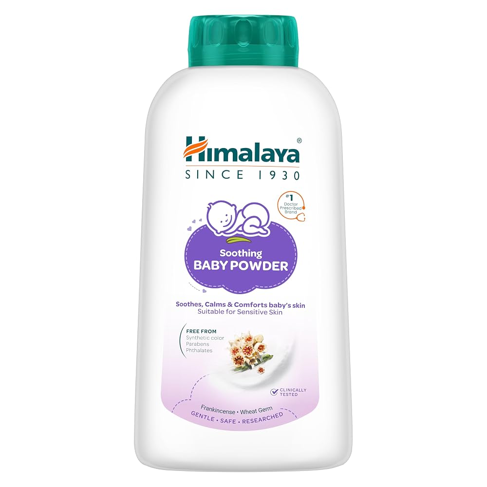 Himalaya Soothing Baby Powder 700g | No.1 Baby Powder brand | 99% NOI | Soothes & Calms baby's sensitive skin | Suitable