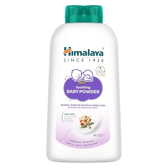 Himalaya Soothing Baby Powder 700gm | No.1 Doctor-Prescribed Brand | Formulated for sensitive skin | Soothes, calms and comforts baby's skin | 99% Natural Origin Ingredients | Free from harsh chemicals