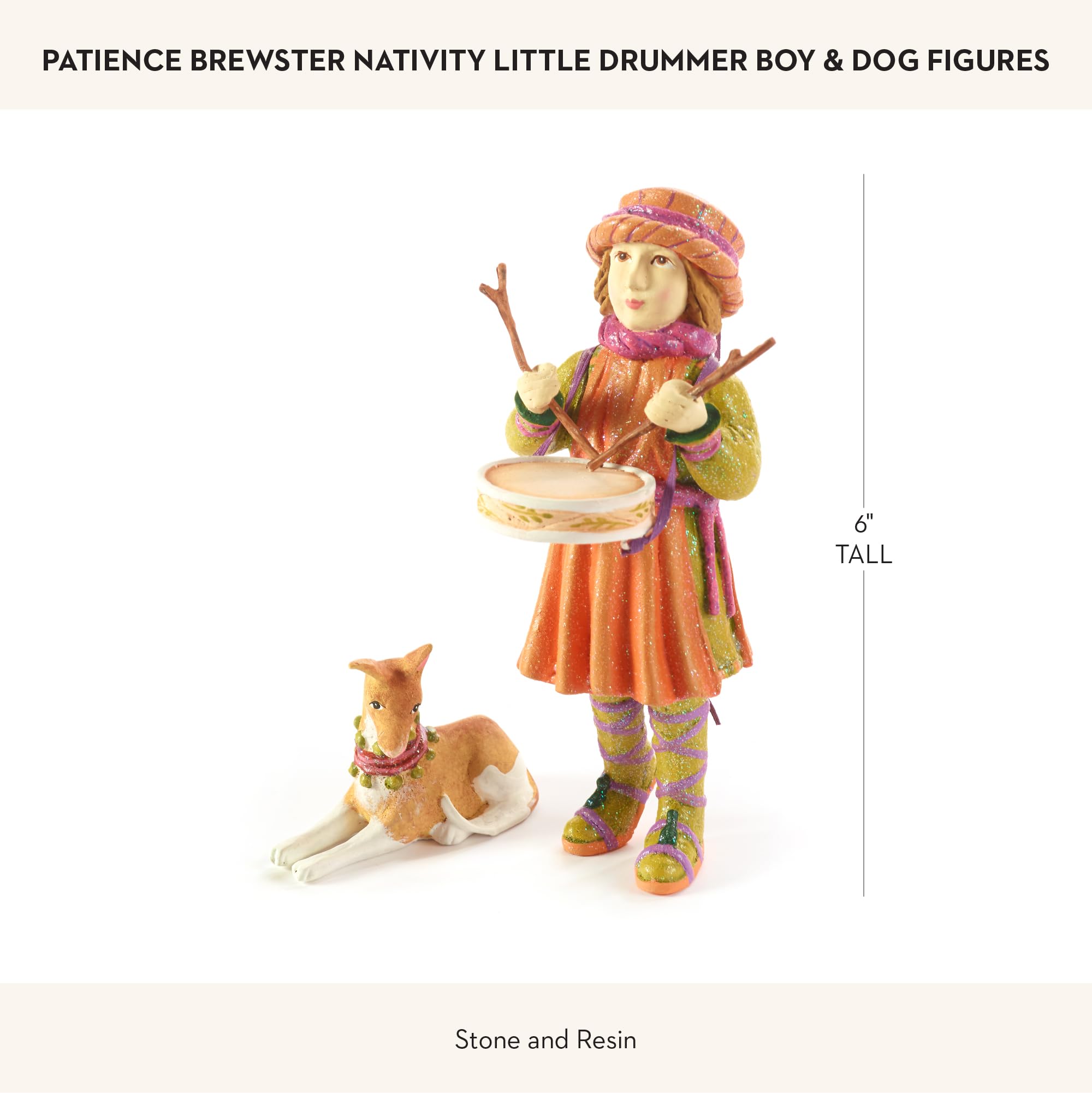 Amazon.com: MACKENZIE-CHILDS Patience Brewster Nativity Figurine