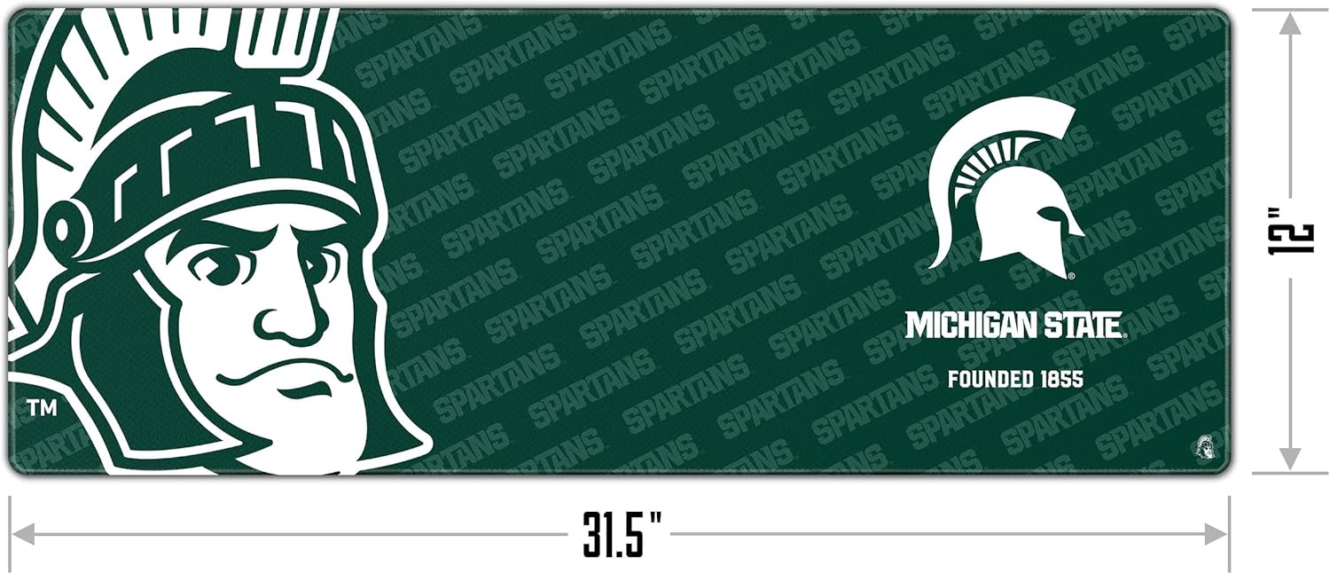 YouTheFan NCAA Michigan State Spartans Logo Series Desk Pad SMU - Image 2