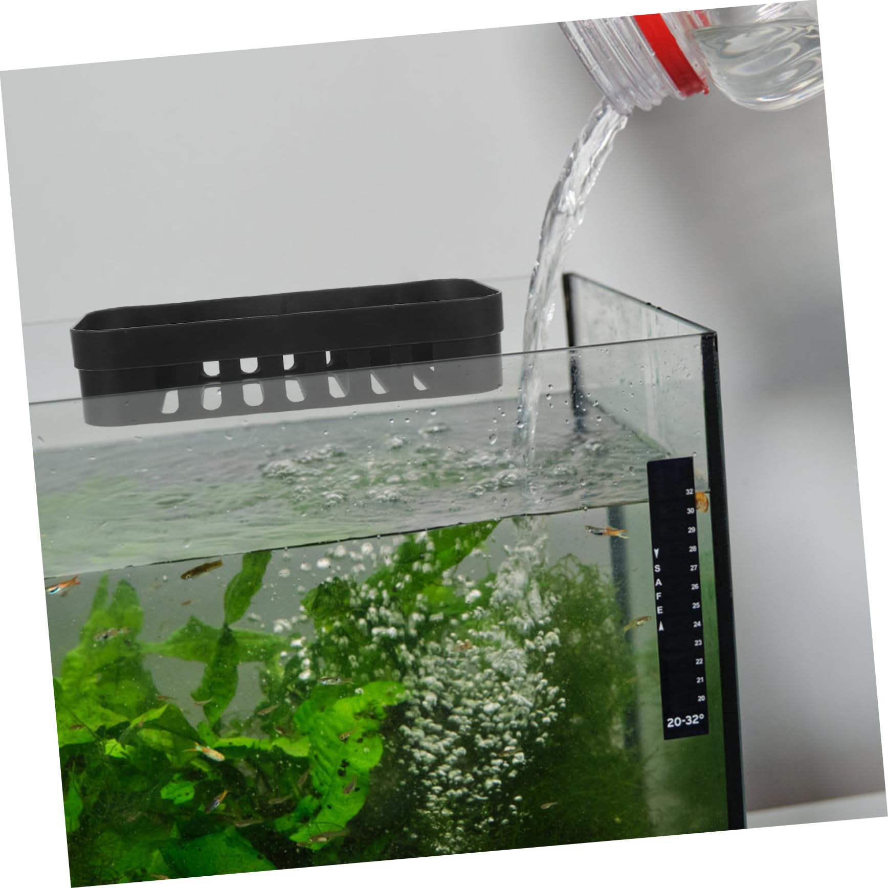 BESPORTBLE 10stücke Aquarium Pflanzenhalter Mit Saugnäpfen wasserdichte Hängematten Für Wasserpflanzen Platzsparendes Design Für Aquarienlandschaften