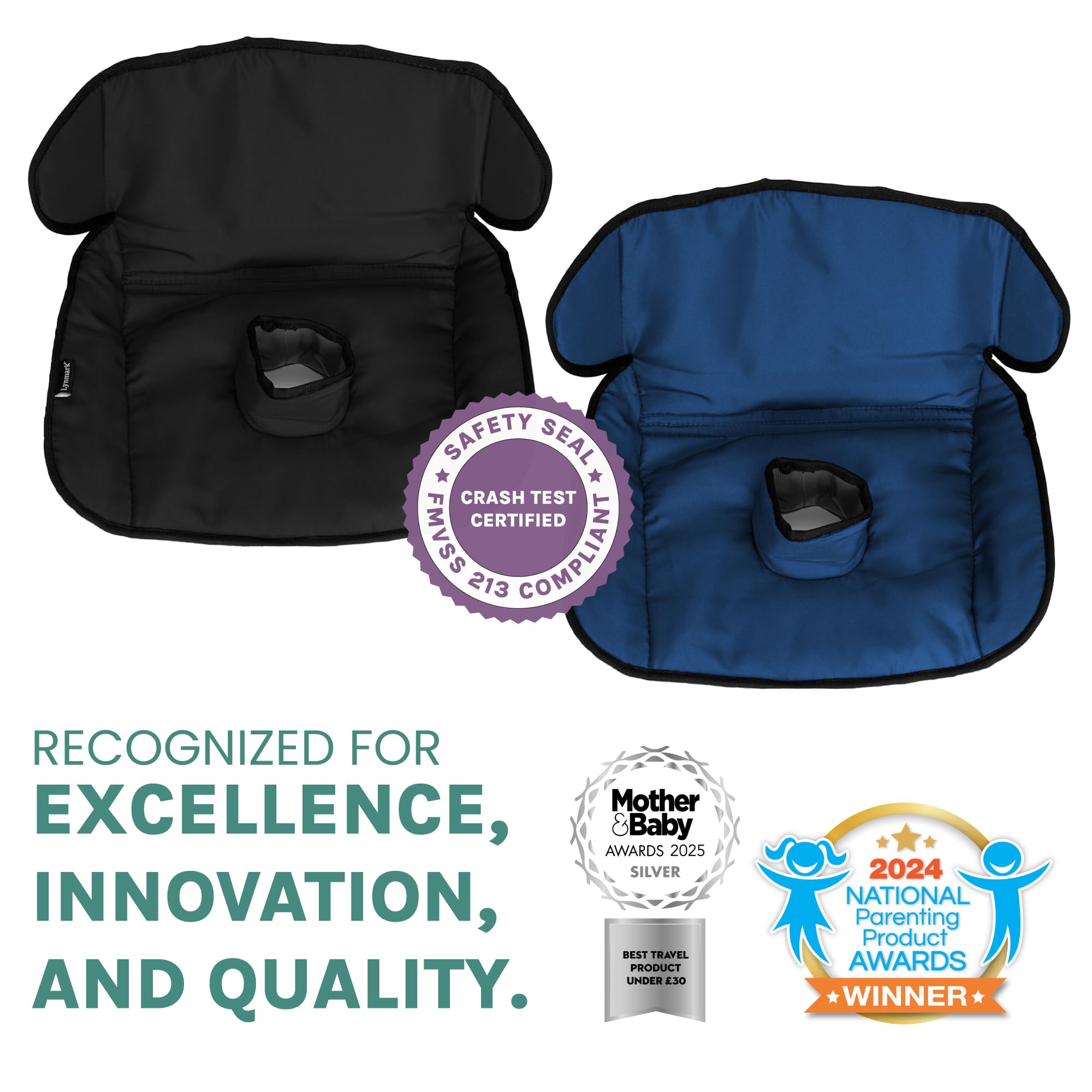 Lynmark 2 x Piddle Pads Car Seat Potty Training Cover- Tappetino impermeabile morbido per seggiolino auto per bambini e bambini, adatto ai viaggi, universale, lavabile per fuoriuscite, perdite di