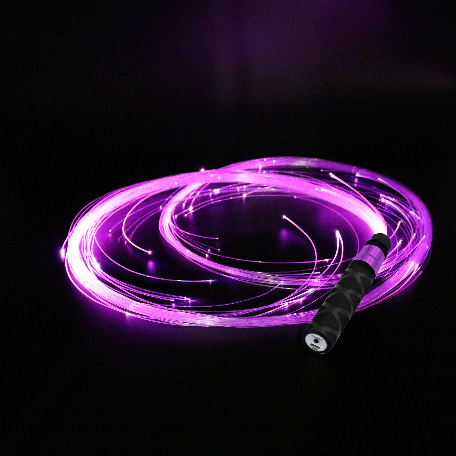 XINYICONG Fiber Optic Whip,Rechargeable LED Whip has 7 Colors 4 Light Modes,Pixel Whip for Dancing Suitable for Rave Toy,Parties, Light Dances,EDM,Carnivals,Gift