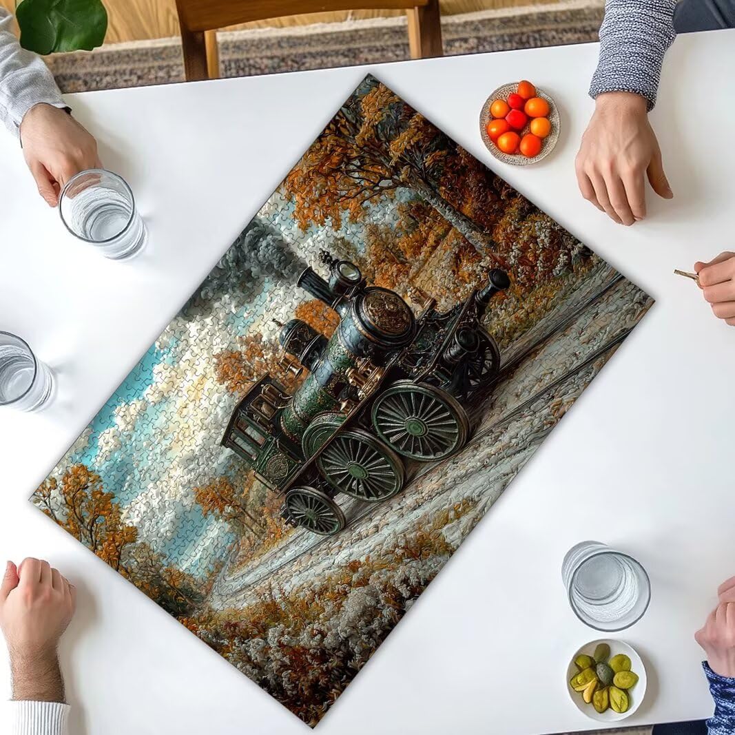 Puzzle 2000 Pezzi, Puzzle Treno, Misura: 100x71cm, Regalo Donna/Uomo -8953